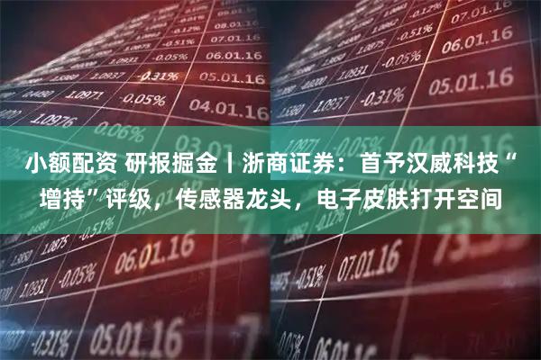 小额配资 研报掘金丨浙商证券：首予汉威科技“增持”评级，传感器龙头，电子皮肤打开空间